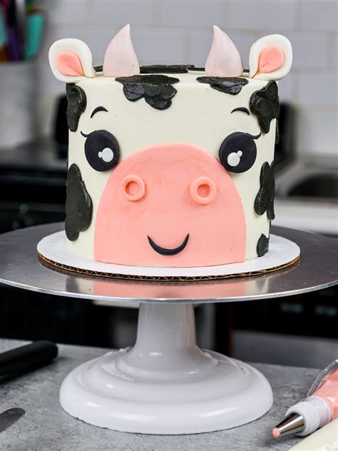 cow print birthday cake|cow birthday cake supermarket.